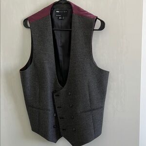 Men's Gray Vest by ASOS Design